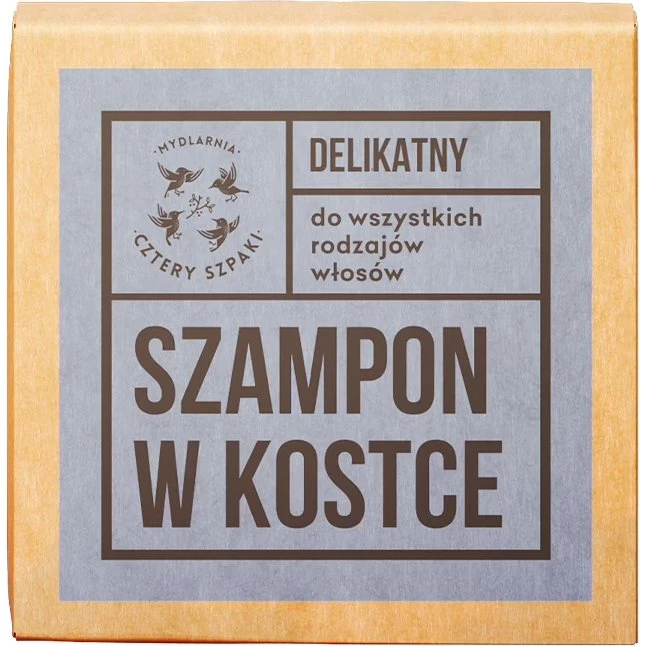 Cztery Szpaki Delikatny szampon w kostce, 75g