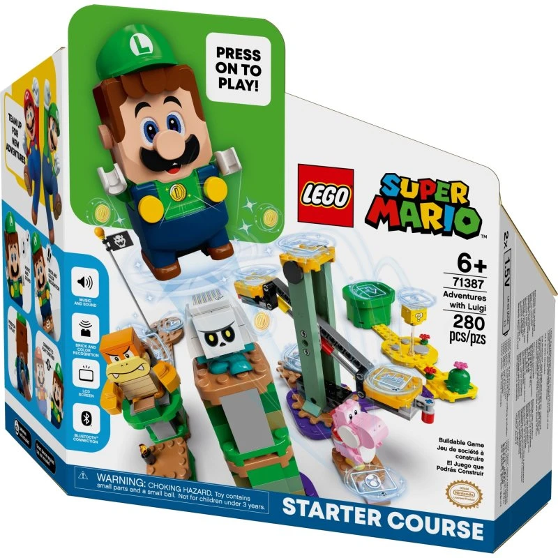 LEGO Super Mario 71387 – Przygody z Luigim, zestaw startowy