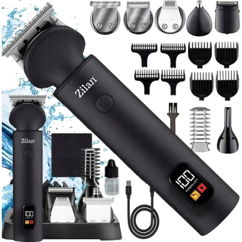 Trymer Golarka XXL USB 16W1 - Wielofunkcyjna bezprzewodowa