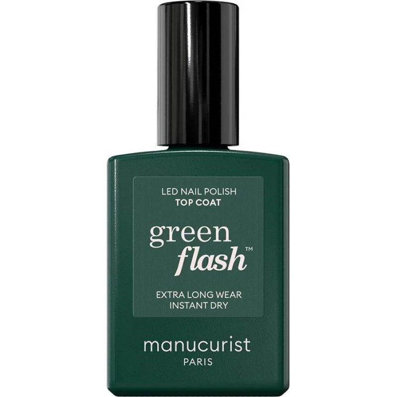 Manucurist Green Flash Top Coat Lakier Nawierzchniowy 15ml