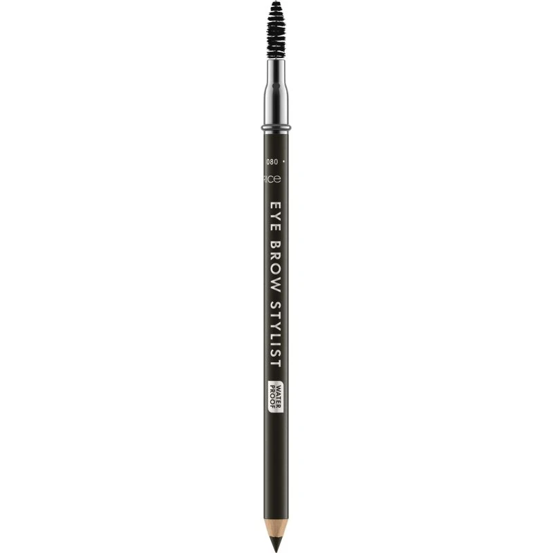 Catrice Eye Brow Stylist 080 Back To Black - Kredka do brwi ze szczoteczką