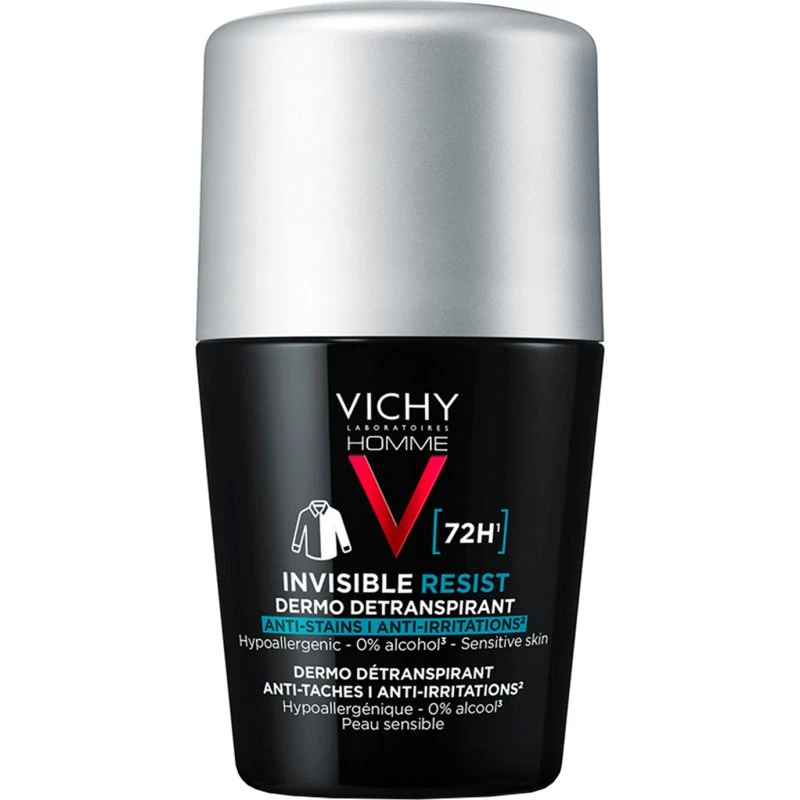 Vichy Homme Invisible Resist 72H Antyperspirant Roll-On 50ml
