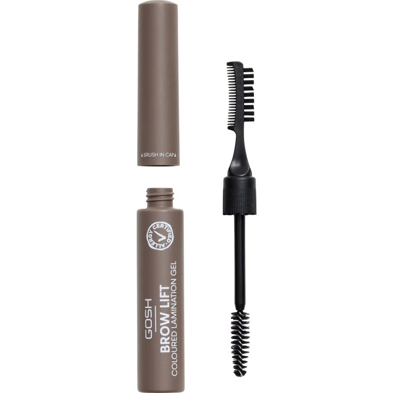 Gosh Copenhagen Brow Lift Coloured Lamination Gel 001 Grey Brown 6 ml