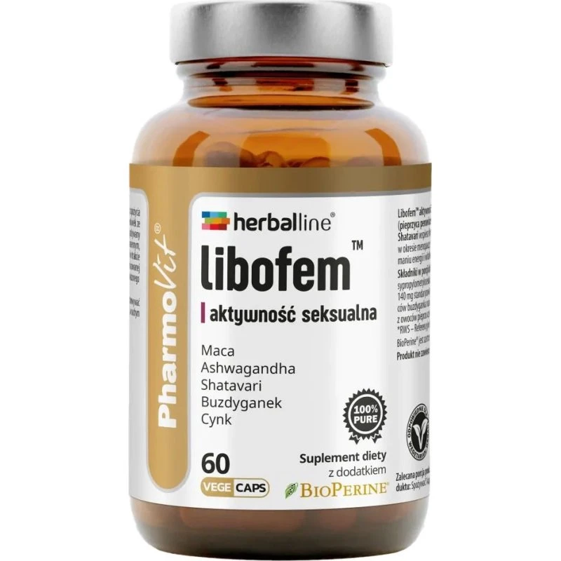 Pharmovit Libofem™ Suplement diety na aktywność seksualną, 60 kapsułek