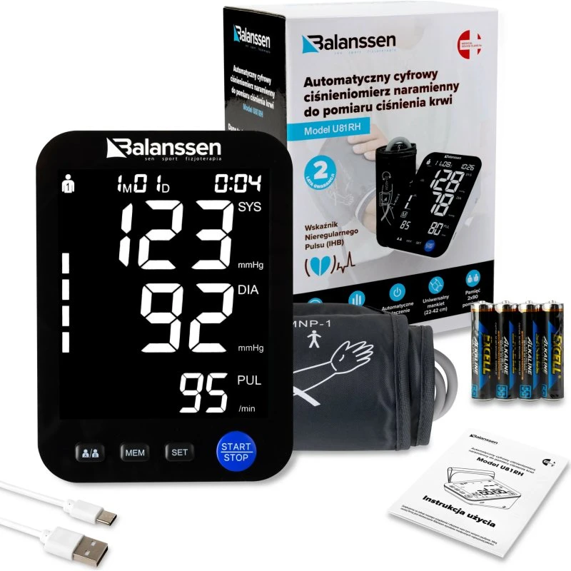 Balanssen U81RH Ciśnieniomierz Naramienny Cyfrowy