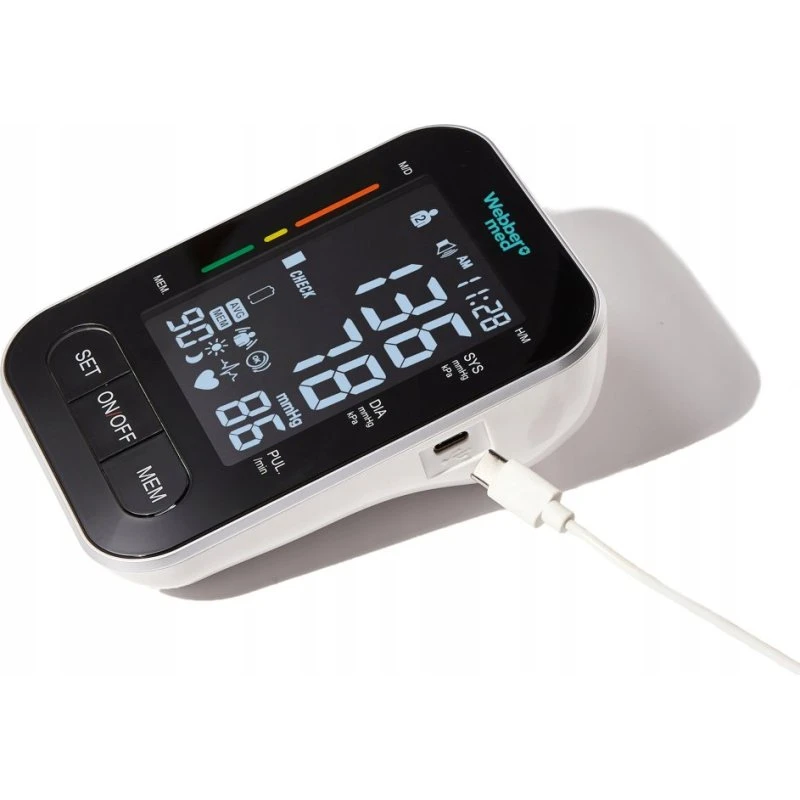 Webber Med B18 Ciśnieniomierz naramienny z dużym ekranem