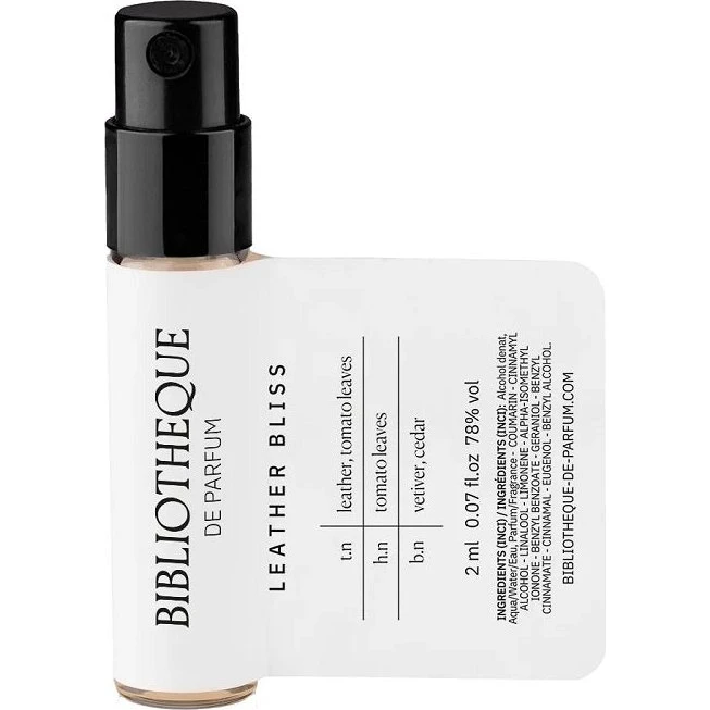 Bibliotheque de Parfum Leather Bliss woda perfumowana 2ml