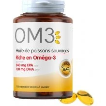 OM3 Olej z Dzikich Ryb 120 Kapsułek