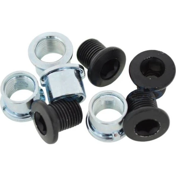 Shimano Sruby do Zebatek FC-M6000 Czarny/Srebrny (4 szt.)