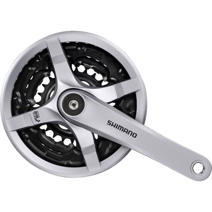 SHIMANO FC-TY501 48/38/28 170mm srebrna korba MTB