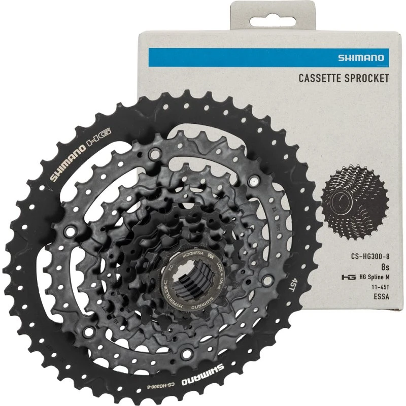 Shimano CS-HG300-8 8-rzędowa 11-45T - Czarna