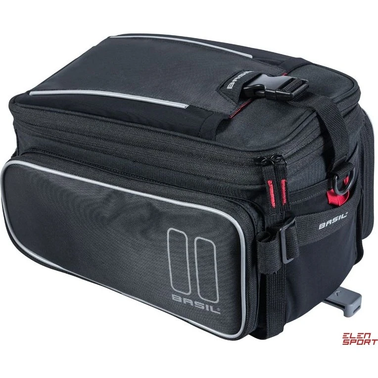 Basil Sport Design Trunkbag 7-15L Czarna torba na bagażnik