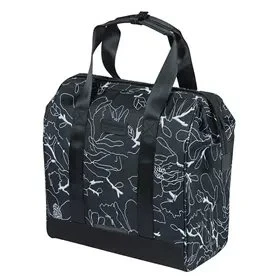 Basil City Grand Shopper Flower Black 23 l