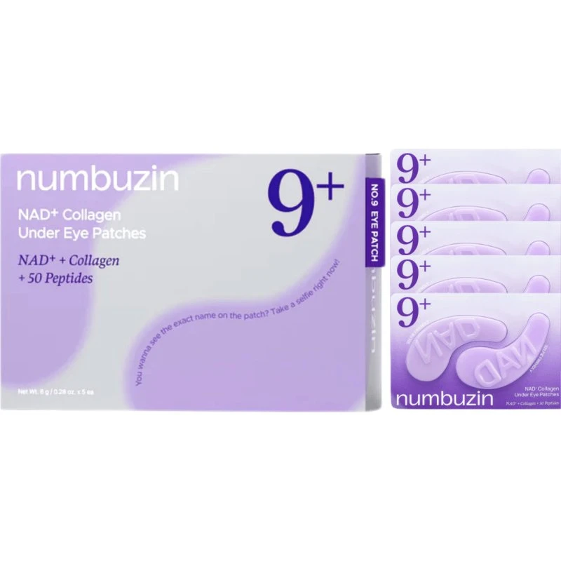 Numbuzin No.9 NAD+ Collagen Under Eye Patches - 5 par