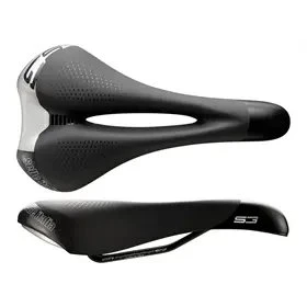Selle Italia S 3 Flow S Fec Alloy 7, Czarne, Żelowe