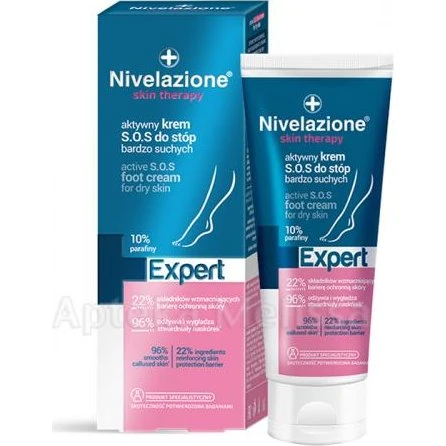 Nivelazione Skin Therapy Expert Aktywny krem S.O.S. do stóp bardzo suchych 75 ml