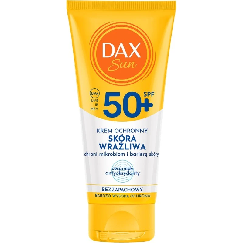 Dax Sun Krem Ochronny SPF50+ 50ml dla skóry wrażliwej