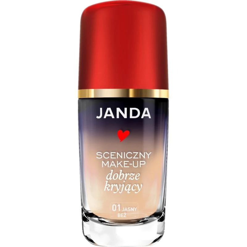 JANDA Sceniczny Make-Up 01 Jasny Beż, 30 ml