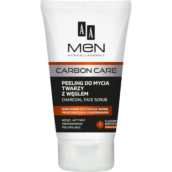 AA Men Carbon Care Peeling z Węglem Aktywnym 150 ml