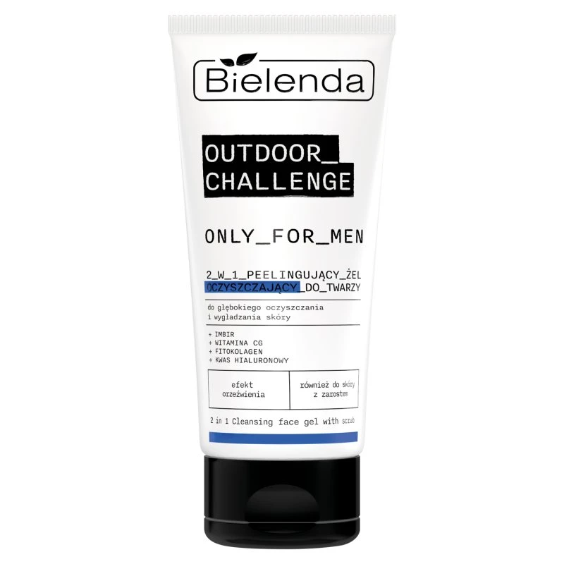 Bielenda Men Outdoor Challenge 2w1 Peelingujący Żel 150g