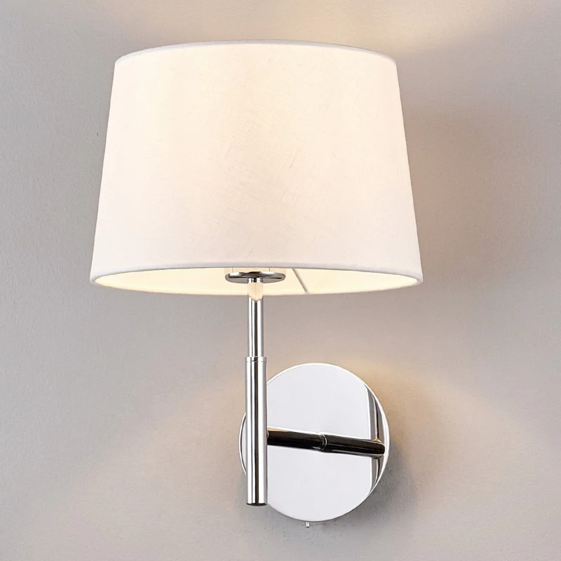 Lucande Lampa Ścienna Dorothea White/Chrome