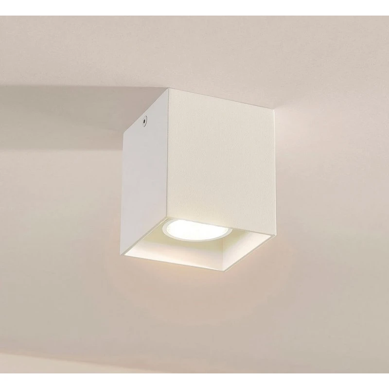 Arcchio Carson Square - Lampa sufitowa LED, biała, kwadratowa