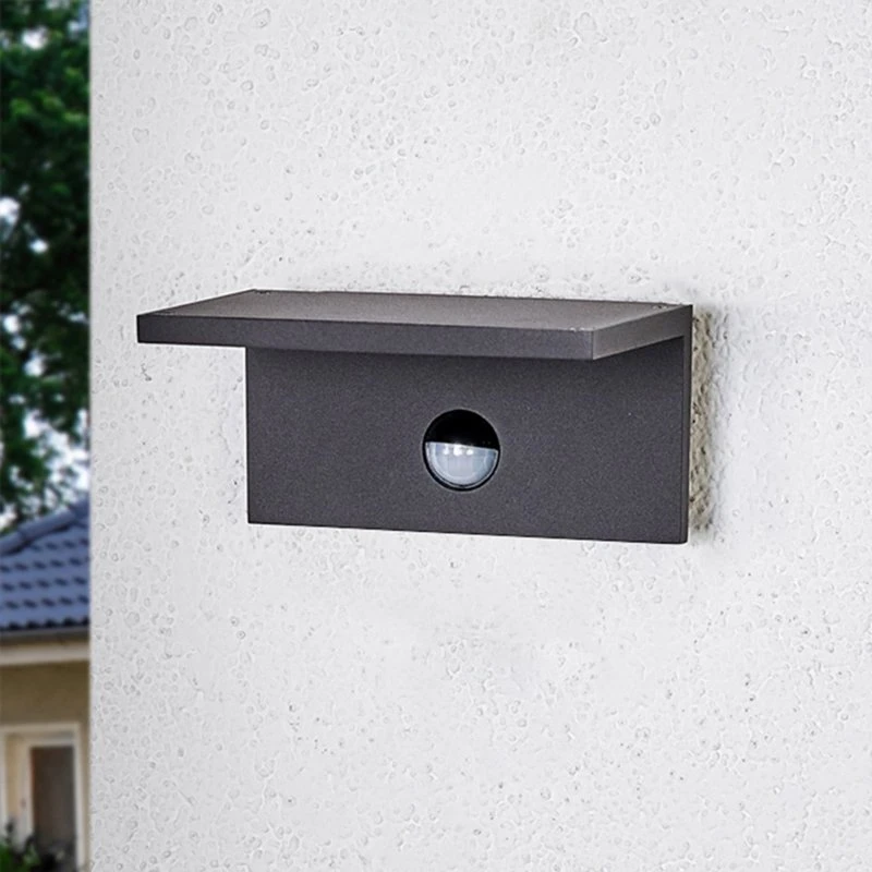 Lucande Darina LED Lampa Ścienna z Czujnikiem Ruchu - Grafit