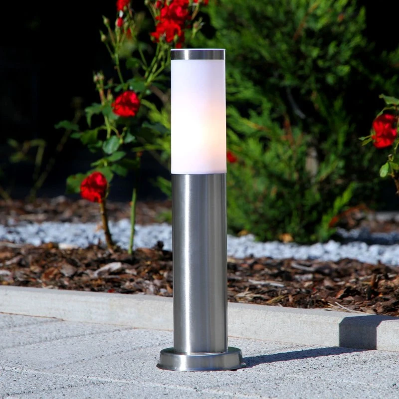 Lindby Kristof Garten Lampa Stal Nierdzewna 45 cm