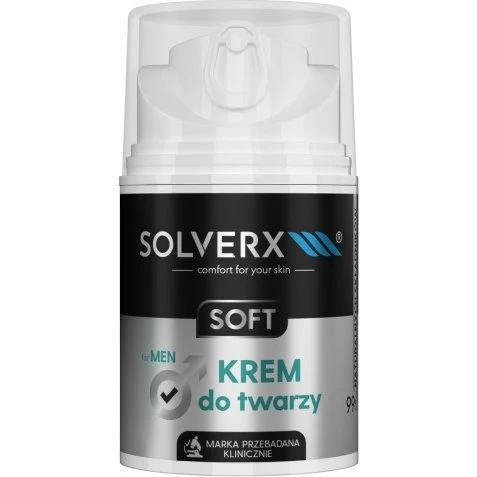 Solverx Soft Krem do Twarzy dla Mężczyzn 50ml