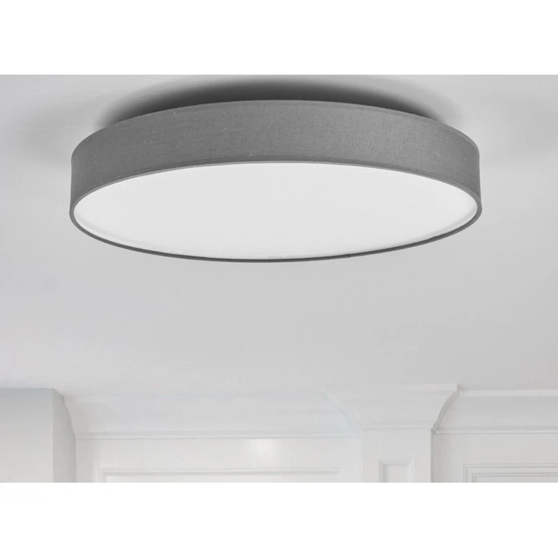 Lindby Saira Lampa Sufitowa LED Ø50 Szary/Biały