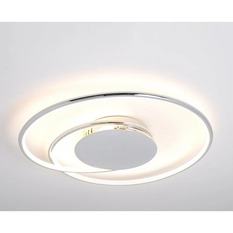 Lampa sufitowa LED Lindby Joline, Ø 45 cm, chrom