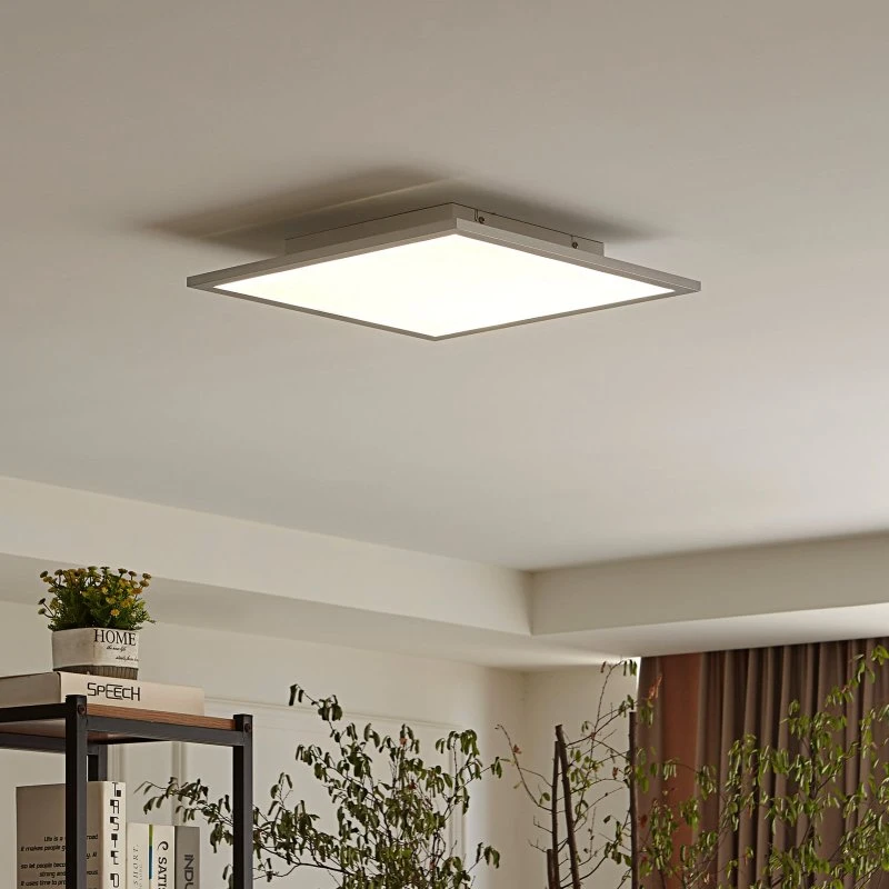 Lindby Livel LED Lampa Sufitowa 4000K 40x40 Biały/Srebrny