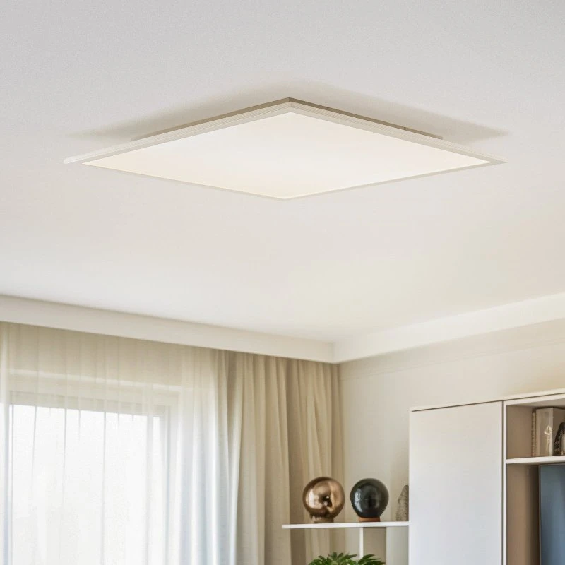 Lindby Livel LED Lampa Sufitowa 4000K 62x62 Biały/Srebrny