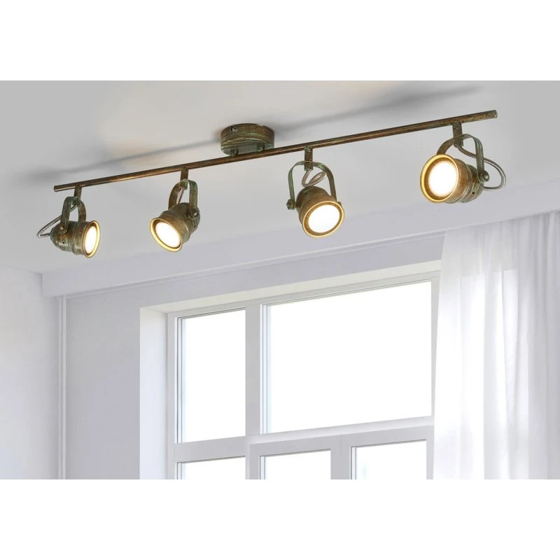 Lindby Leonor Lampa Sufitowa Green - 4-punktowa, 78 cm
