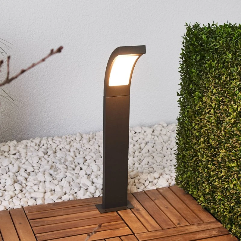 Lucande Juvia Lampa Ogrodowa LED 60 cm Grafit IP54
