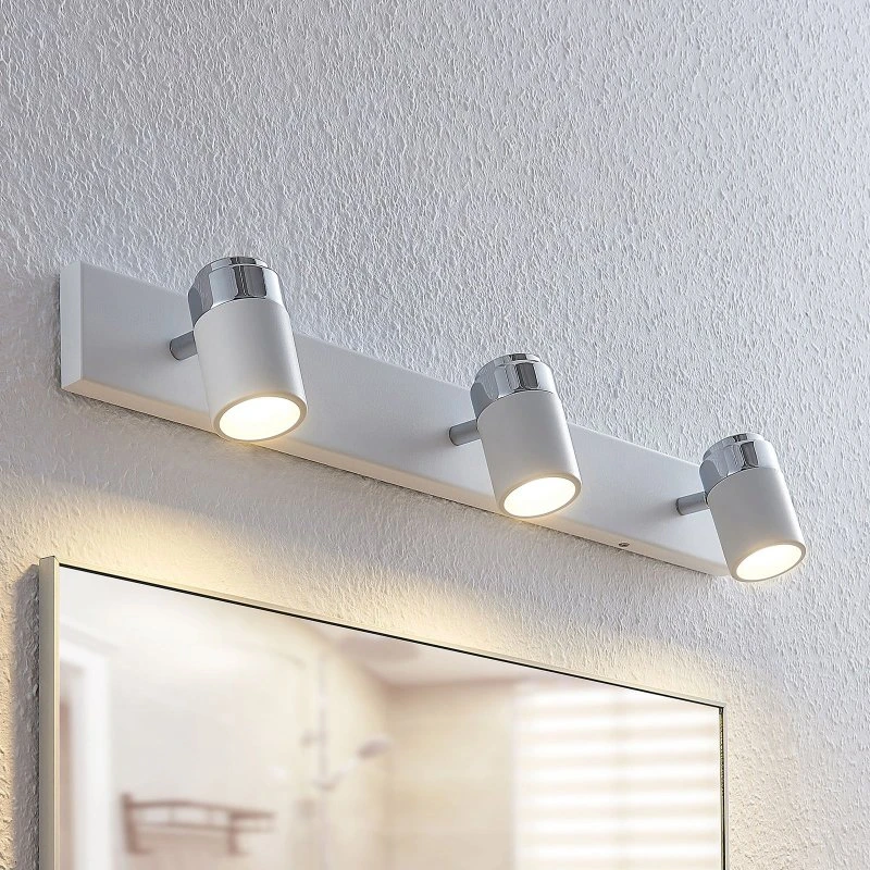 Lindby Kardo 3 Lampa Ścienna White/Chrome