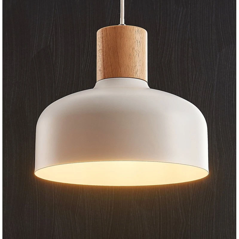 Lindby Carlise Lampa Wisząca White - Styl Skandynawski