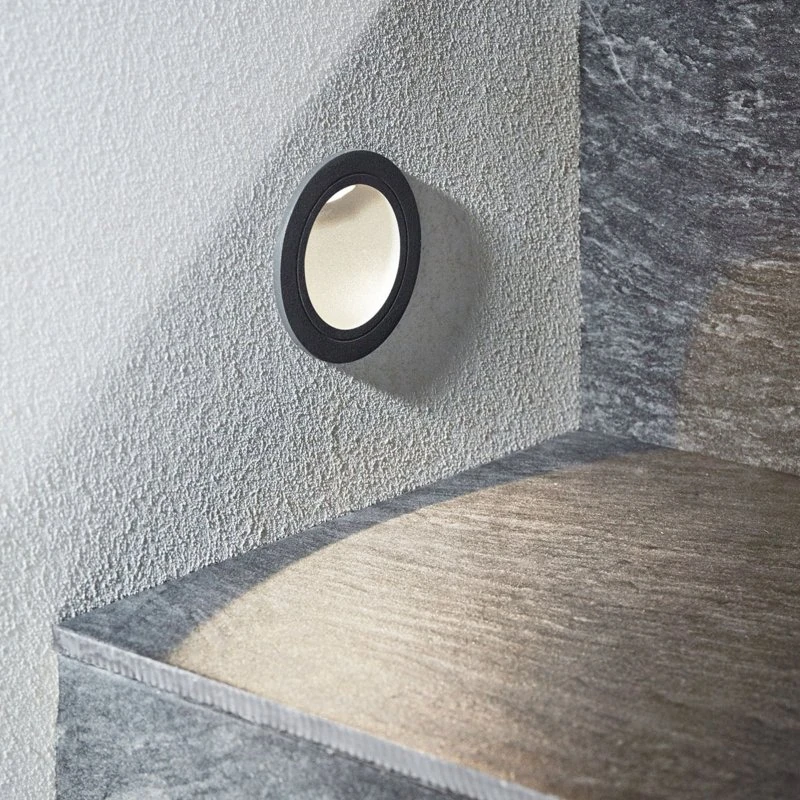 Lucande Pordis Zewnętrzna Lampa Wpuszczana LED Dark Grey IP65