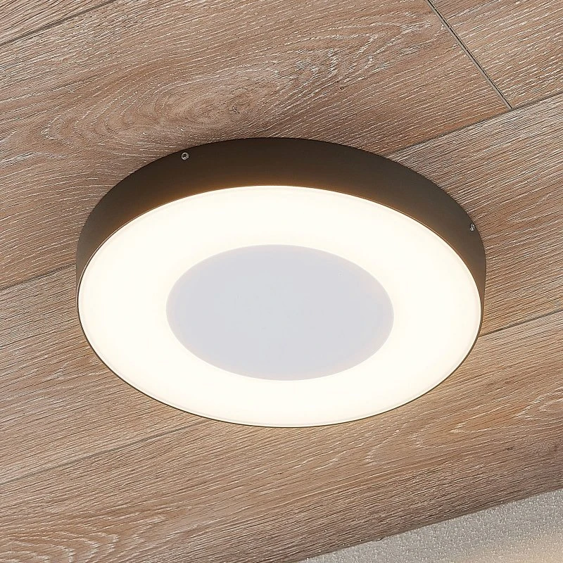 Lucande Sora LED Lampa Sufitowa Zewnętrzna z Czujnikiem, IP54