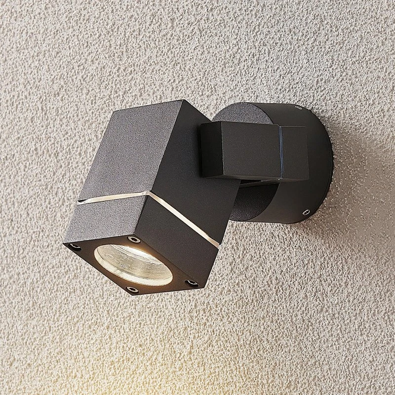 Lucande Kavuna Lampa Ścienna Ogrodowa Antracytowa IP54