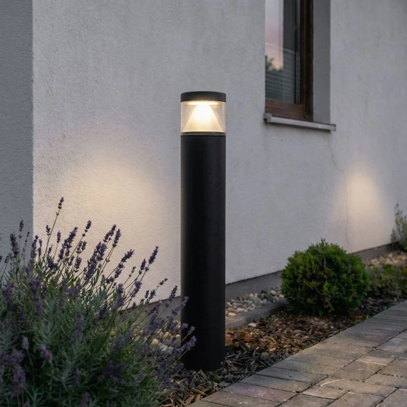 Lucande Słupek oświetleniowy LED Darja, antracyt, 100cm, IP54