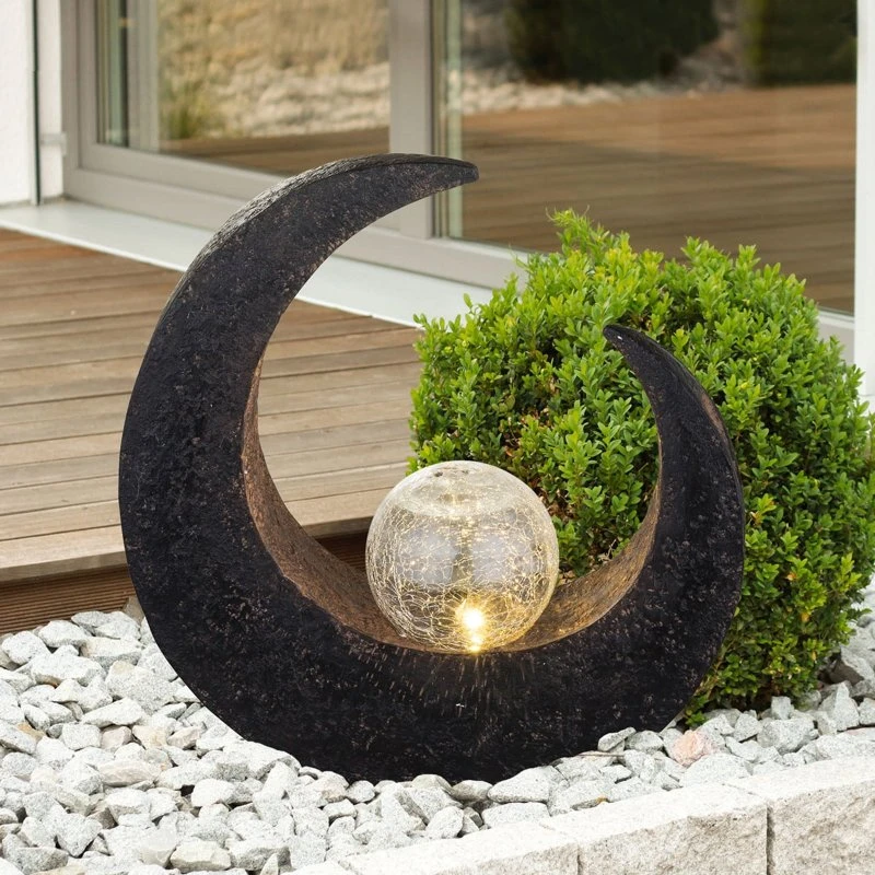 Lindby Adem Lampa Solarna Brown/Clear - Nowoczesna Lampa Ogrodowa