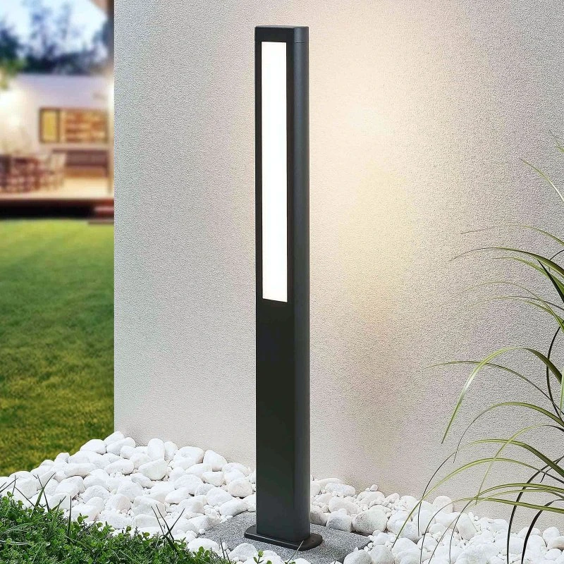 Lucande Mhairi Lampa Ogrodowa LED 100 cm Antracyt