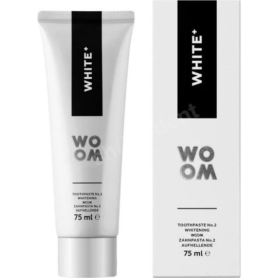 Woom White+ Antybakteryjna pasta do zębów 75 ml