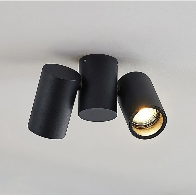 Gesina Arcchio Lampa Sufitowa Black - 2-punktowa, czarna