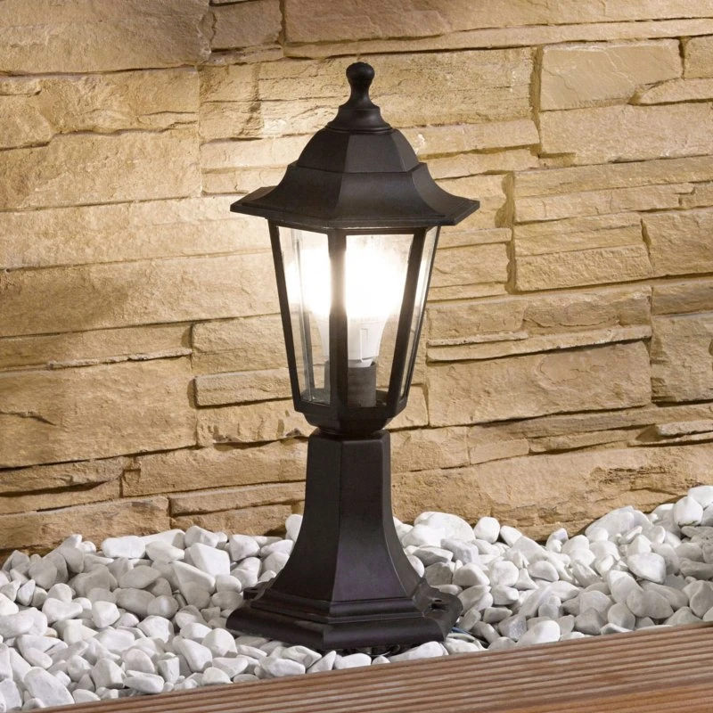 Lindby Nane Lampa Ogrodowa Black/Clear - 42 cm
