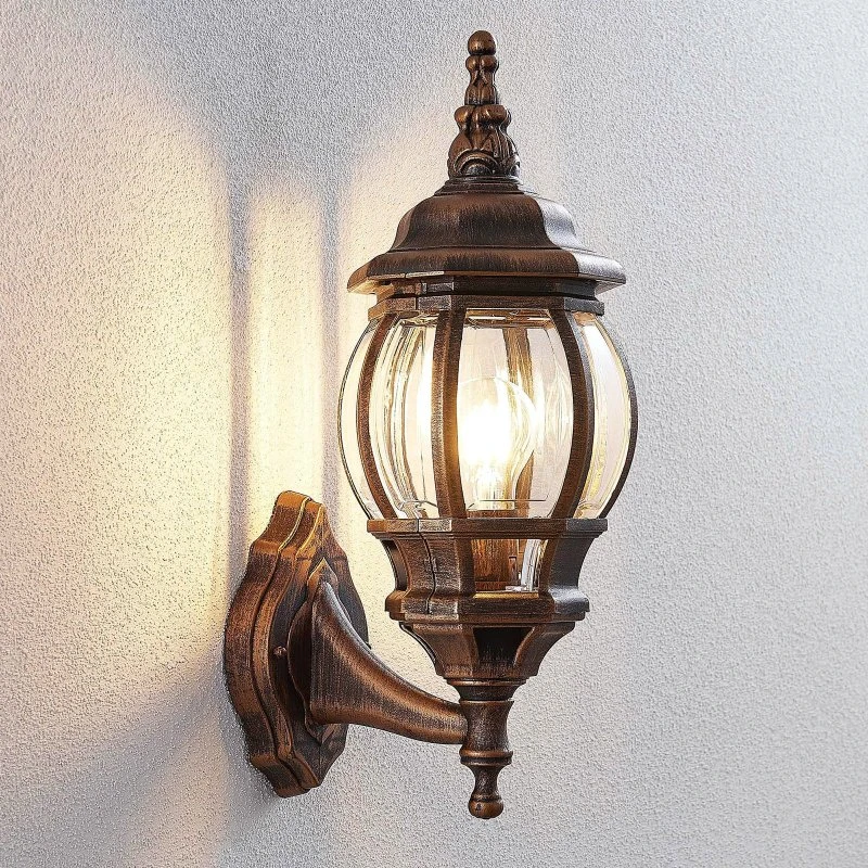 Lindby Nadesha Lampa Ogrodowa Szczotkowane Złoto