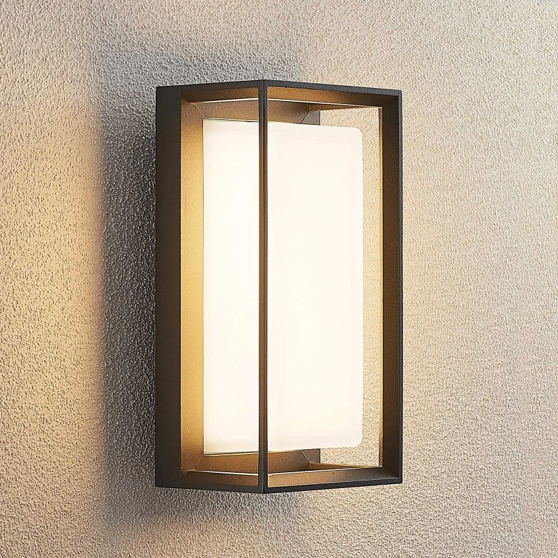 Arcchio Ismera Kinkiet LED Anthracite/Opal IP65