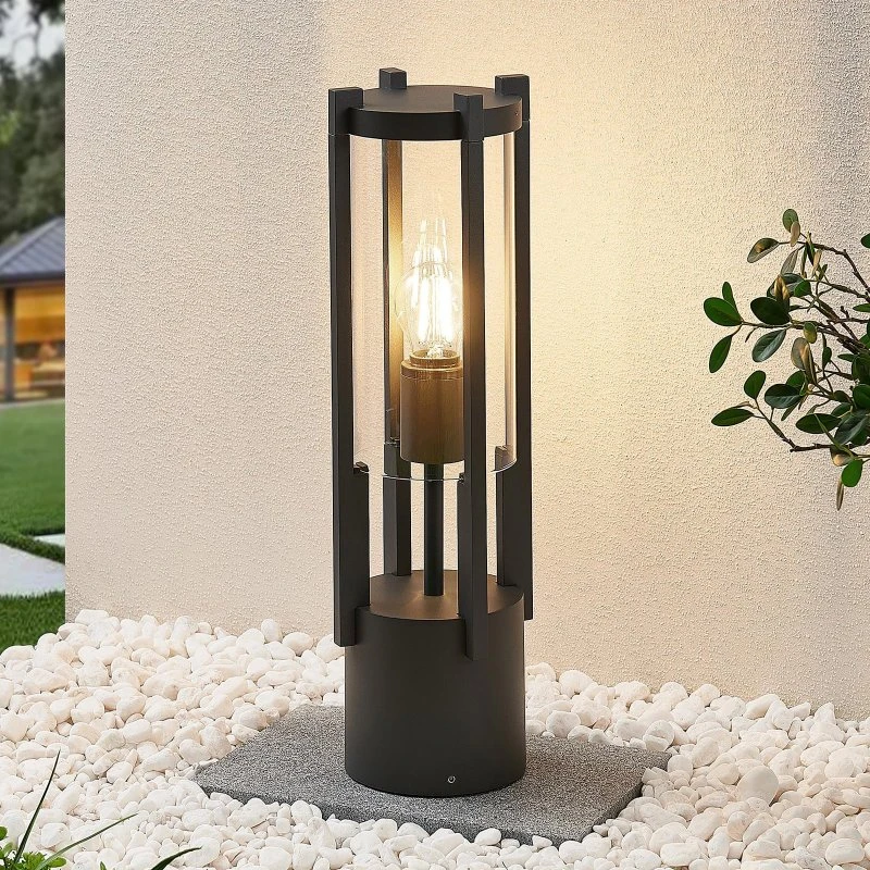 Lucande Brienne Lampa Ogrodowa IP54 Grafit 50 cm