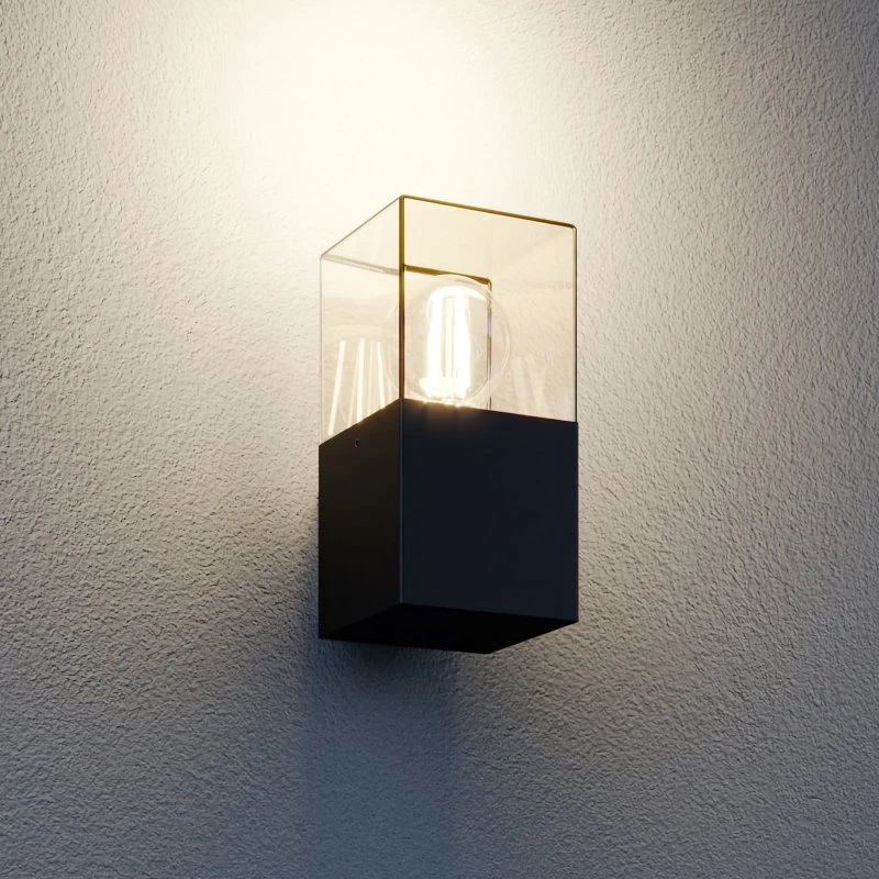 Lucande Keke Lampa Ścienna Zewnętrzna Graphite